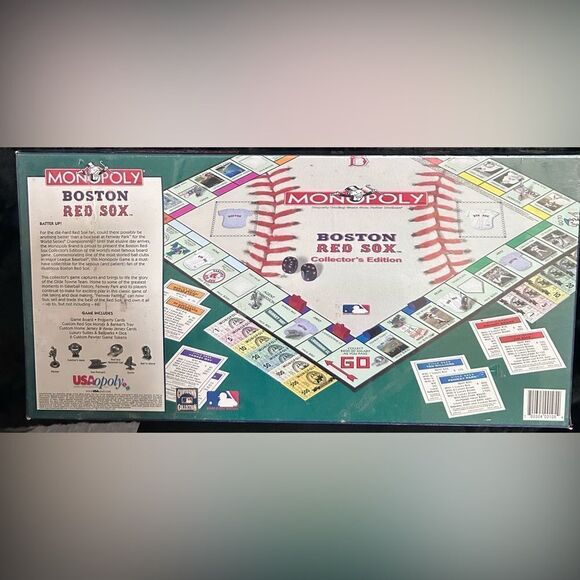 NEW SEALED Boston Red Sox Monopoly Collector's Edition w/ Pewter Tokens 2000 - Picture 4 of 7